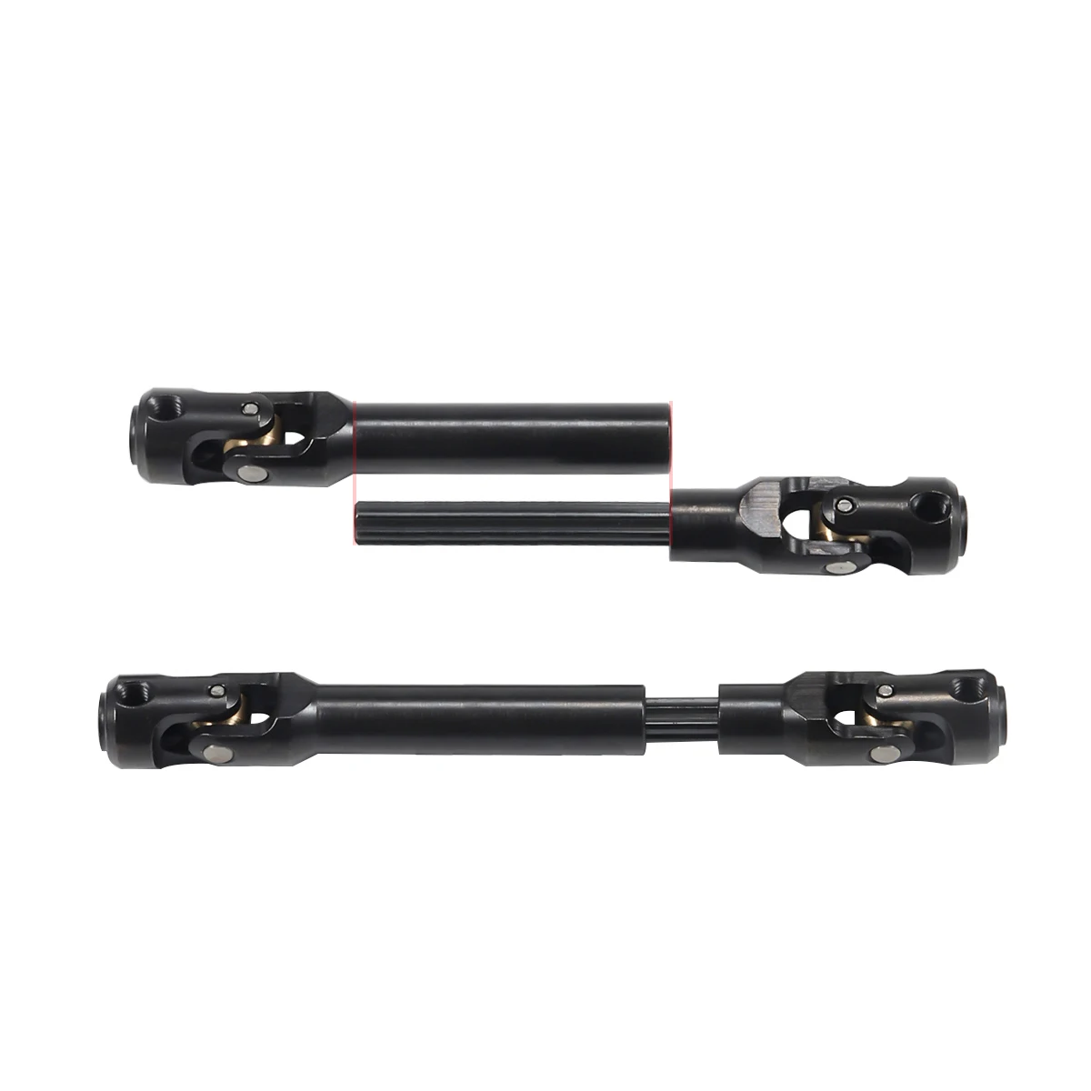 Heavy Duty Driveshaft Internal Spline Cardan Shaft for 1/10 RC Crawler LCG  Cheater Rigs TRX4 SCX10 Pro Capra Element Enduro CC01 - AliExpress