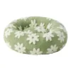 Cute Dog Bed for Small Dogs, Washable Puppy Beds,Cozy Round Orthopedic Pet Sofa with Jacquard Shaggy Plush and Anti Slip Bottom 3