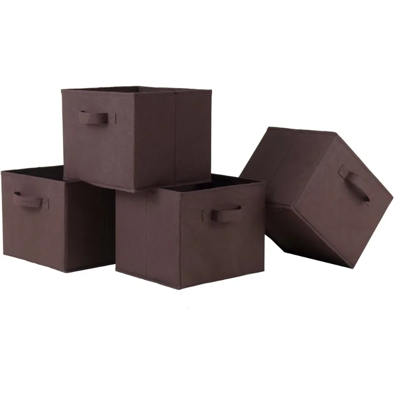 

Деревянные складные корзины Winsome 4 pc, шоколадная ткань