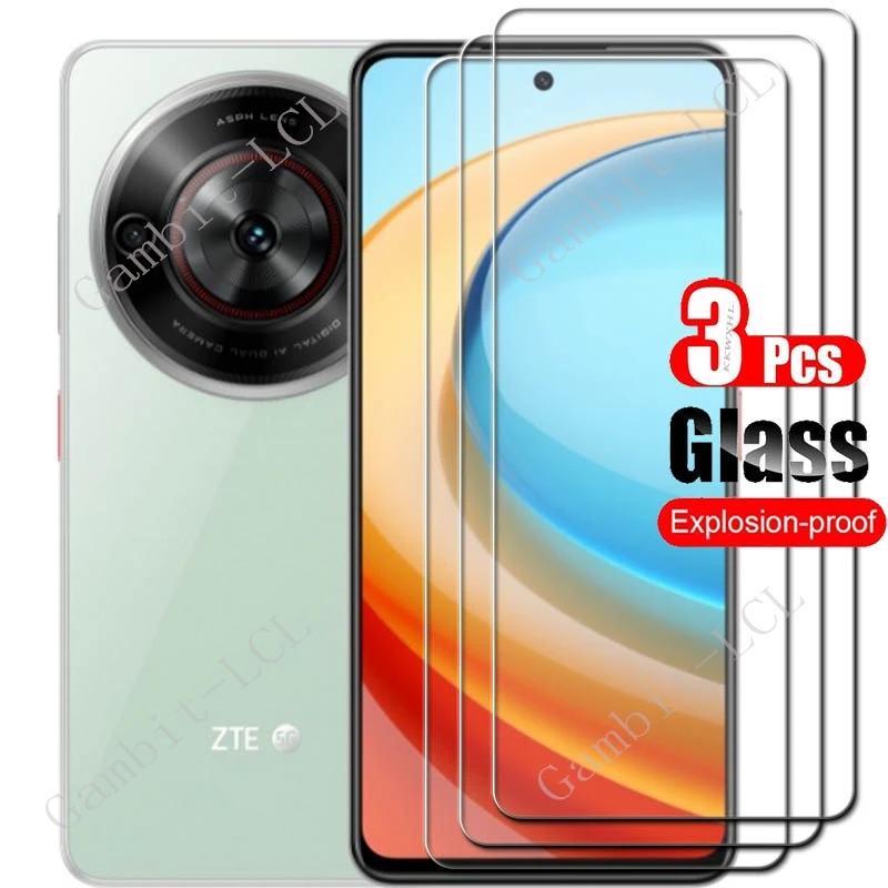 1-3 pièces verre trempé pour ZTE Nubia Focus 5G 6.6 "Film de protection sur ZTENubiaFocus NubiaFocus lame A75 couvercle de protection d'écran