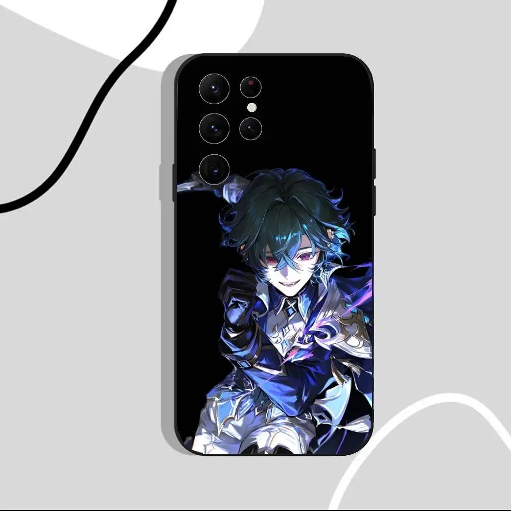 L-Lohen G-Genshin Impact Black Shell Phone Case