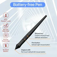 T1161 Graphics Tablet for Drawing, Ultra-thin Art Sketch Digital Pad with Battery-free Stylus 8 Pen Nibs 8192 Levels Pressure 3