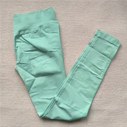 Elevate Seamless High-Impact Fitness Leggings - M (Palm green)