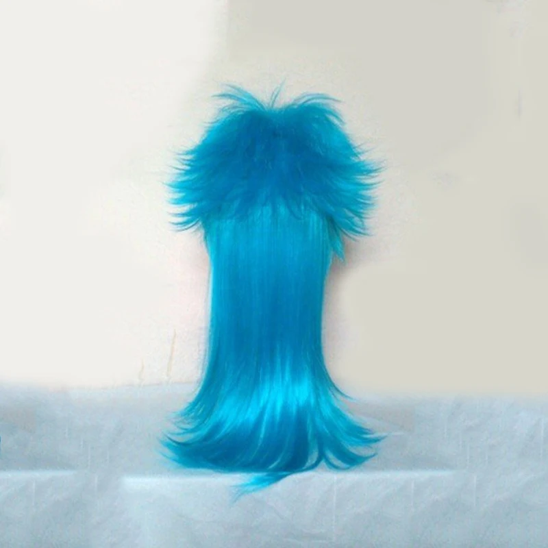Dramatischer Mord DMMD Seragaki Aoba Cosplay Kostüm Party Perücke Zweifarbiges blaues Ombre-Kunsthaar – Detail 9
