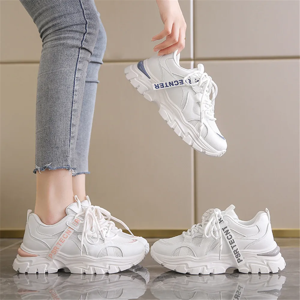Women Chunky Sneakers Vulcanize Shoes Korean Fashion New Female Black White  Platform Thick Sole Running Casual Shoe Woman 7cm (Color : Black, Shoe Size  : 40) : Amazon.ca: Clothing, Shoes & Accessories
