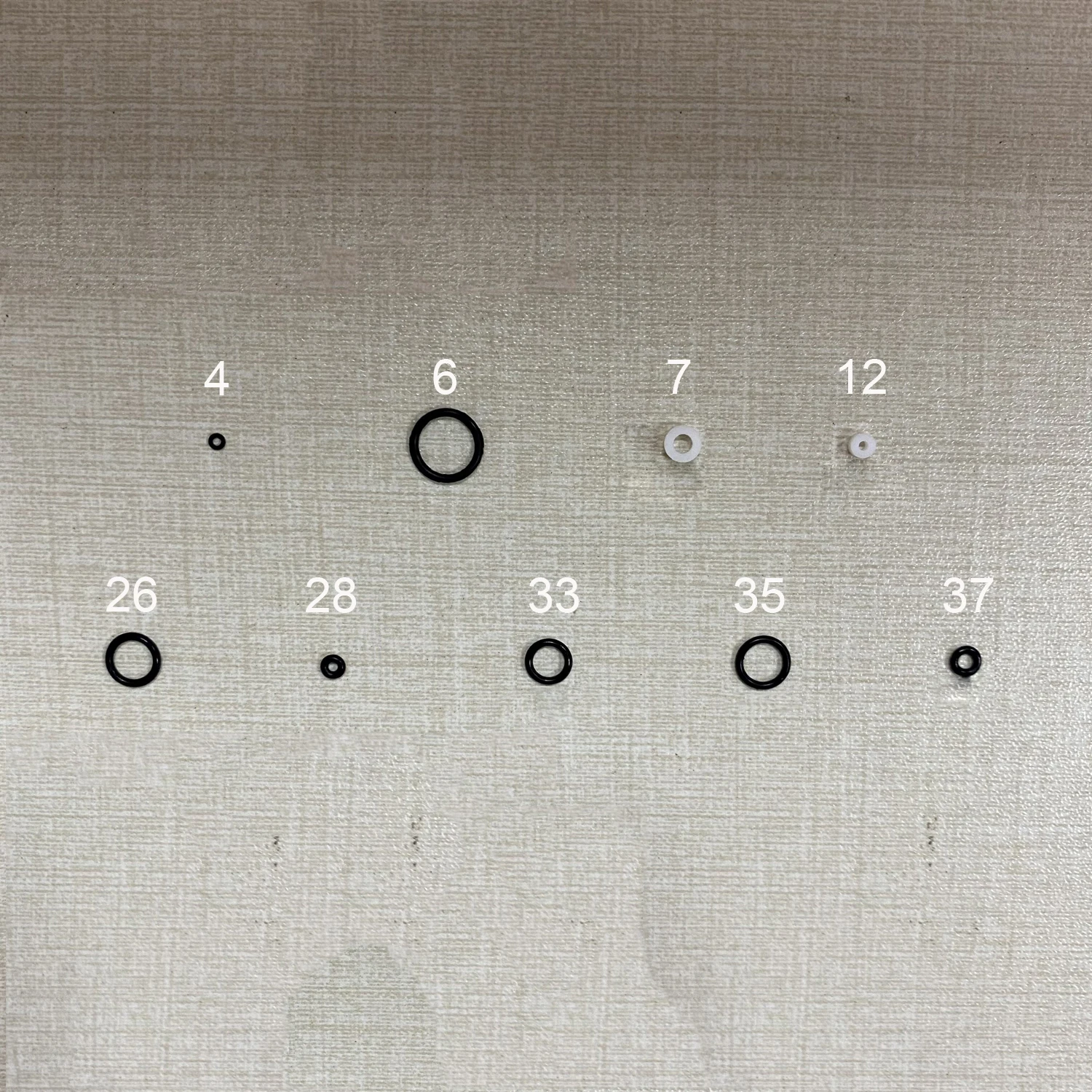 5 шт./упак. уплотнительные кольца для NT-180 серии Аксессуары для аэрографа запасные части для Nasedal NT-180 аэрографа