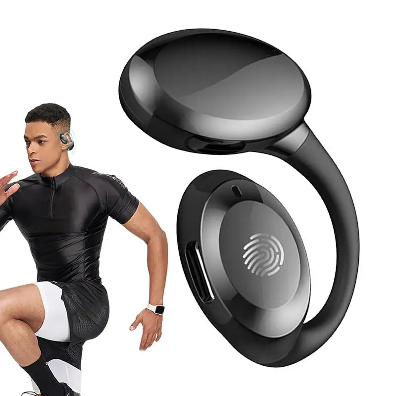 

Wireless Headphones Stereo Over Ear Sports Headphones Rechargeable Open Ear Earphones with 100mAh Battery Portable Earbuds