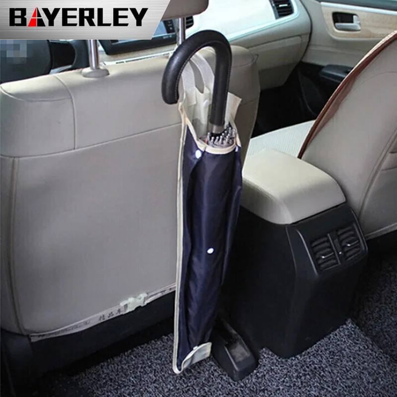 Waterproof Umbrella Sets Car Seat Back Storage Bag 80cm Polyester Car Hanging Storage Bag for Umbrella Sundries Holder