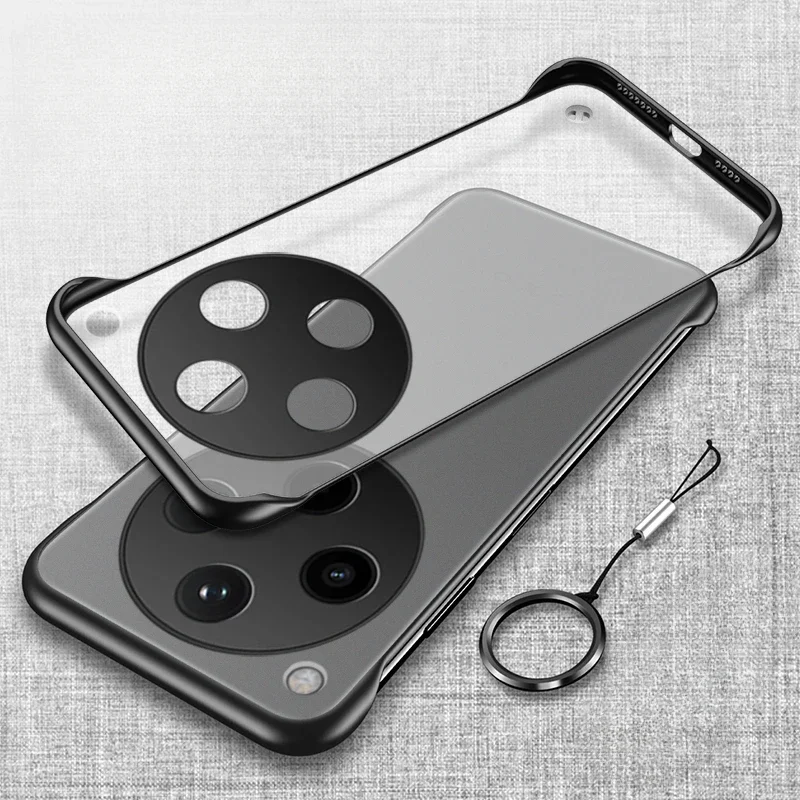 Translucent Frameless Ultra Thin Hard Matte Phone Case Bumper