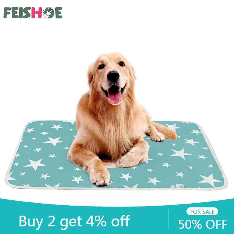Dog Diaper Pet Urine Pad Reusable Waterproof Mat Washable Training Pad
