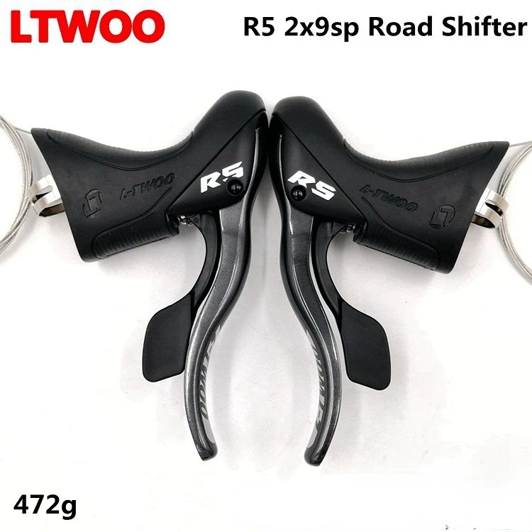 L-TWOO R9 11速シフター ブラック Ltwoo R9 2 × 11速シフターレバー22道路自転車シフトブレーキ9v