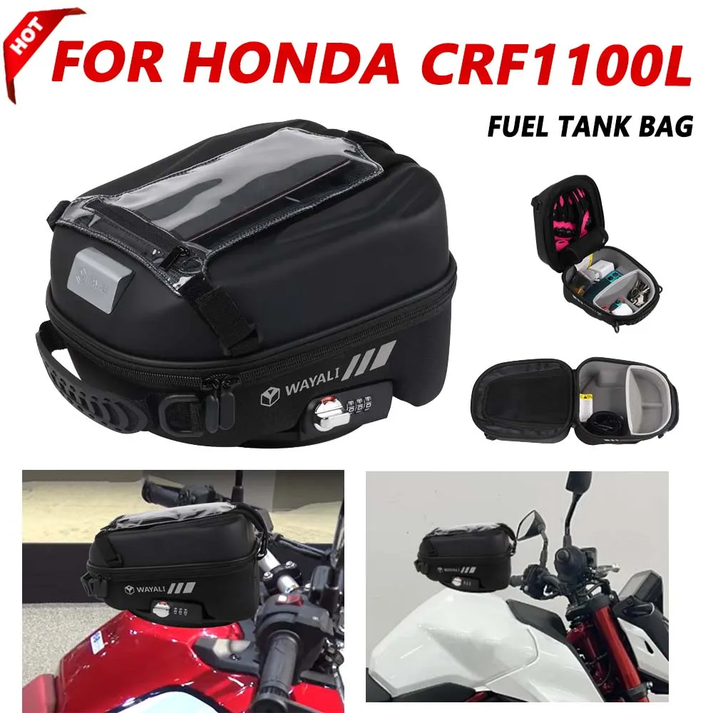 

Motorcycle Tank Bag For HONDA CRF1100L Africa Twin CRF1100 CRF 1100 L 1100L Navigation Packag Tanklock Backpack Storage Bag