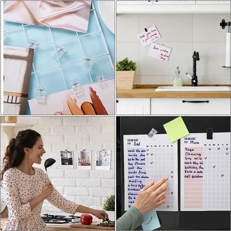 Multipurpose Craft Clip Plastic Sewing Fabric Clips Wall Stickys Clip DIY Handmade Crafts Poster Photo Home Decor Quilting Clips