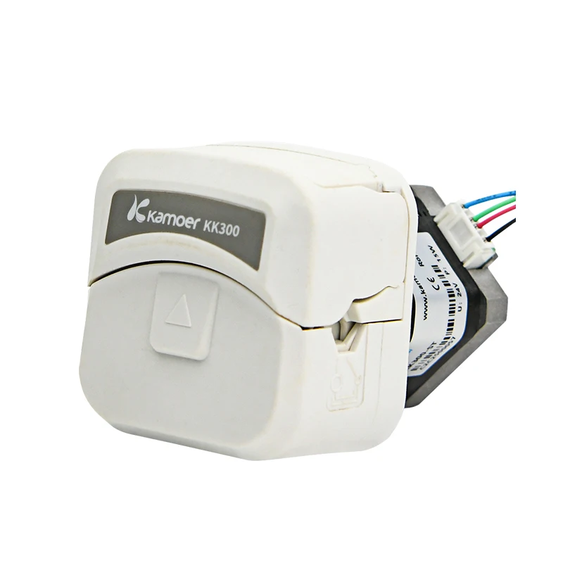 

Kamoer KK300-ST 300ml flow rate 12v 24v fast tubing change long life stepper motor medical peristaltic pump