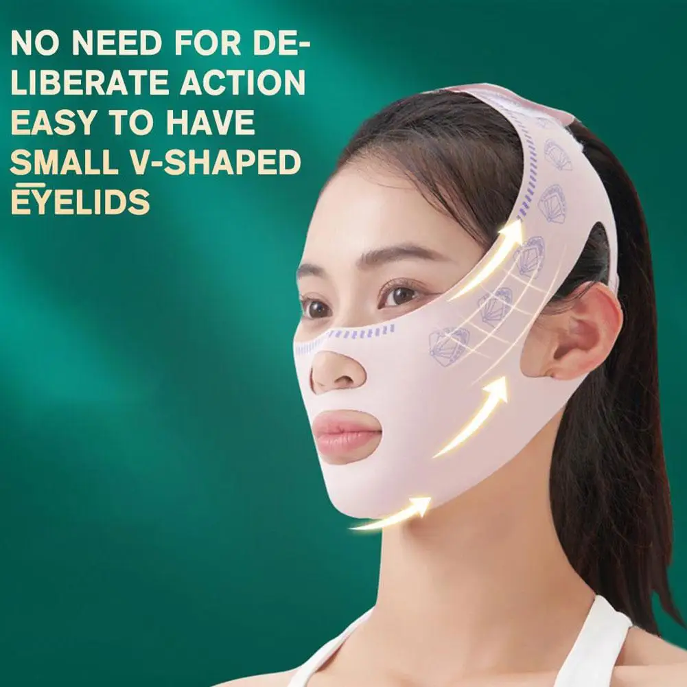 Breathable V Face Band Cheek Reduce Double Chin Lift Up Face Thin Mask V-Line Shaping Bandage Anti Wrinkle Face Bandage Tool