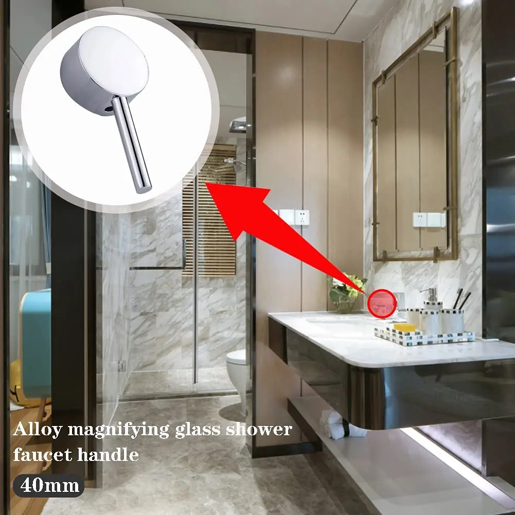 Faucet Handle Zinc Alloy Valve Lever Tap Replacement Head-Tap Handle Lever-Water Faucet Lever for Bathroom,Kitchen,Basin Thick Handle faucet handle mixer tap replacement