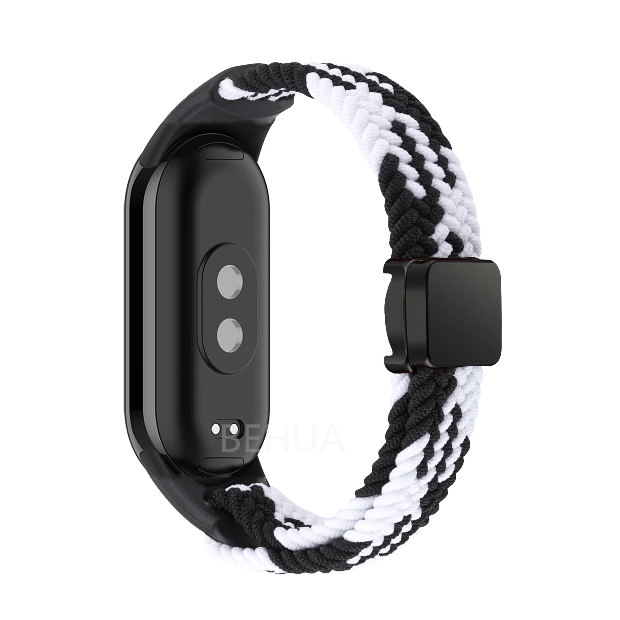 Braided Nylon Elastic Weave Smart Watch Band Strap in Multicolor