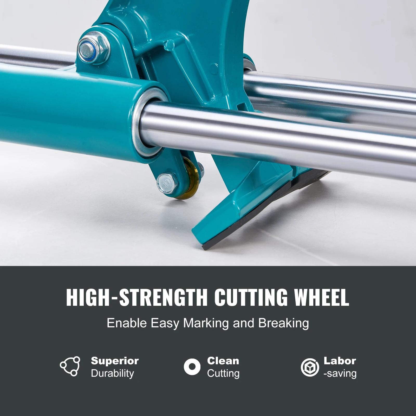 SucceBuy  Manual Tile Cutter Porcelain Ceramic Tile Cutter with Tungsten Carbide Cutting Wheel Infrared Positioning Anti-Skid - 5
