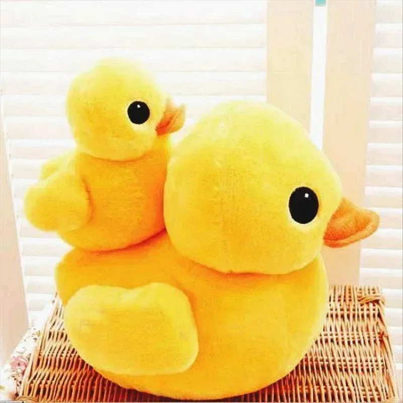 20/30CM Stuffed Dolls Rubber Duck Hongkong Big Yellow Duck Plush Toys Best Gift Kawaii Plush for Children Cute Plushies Toys значок rubber duck