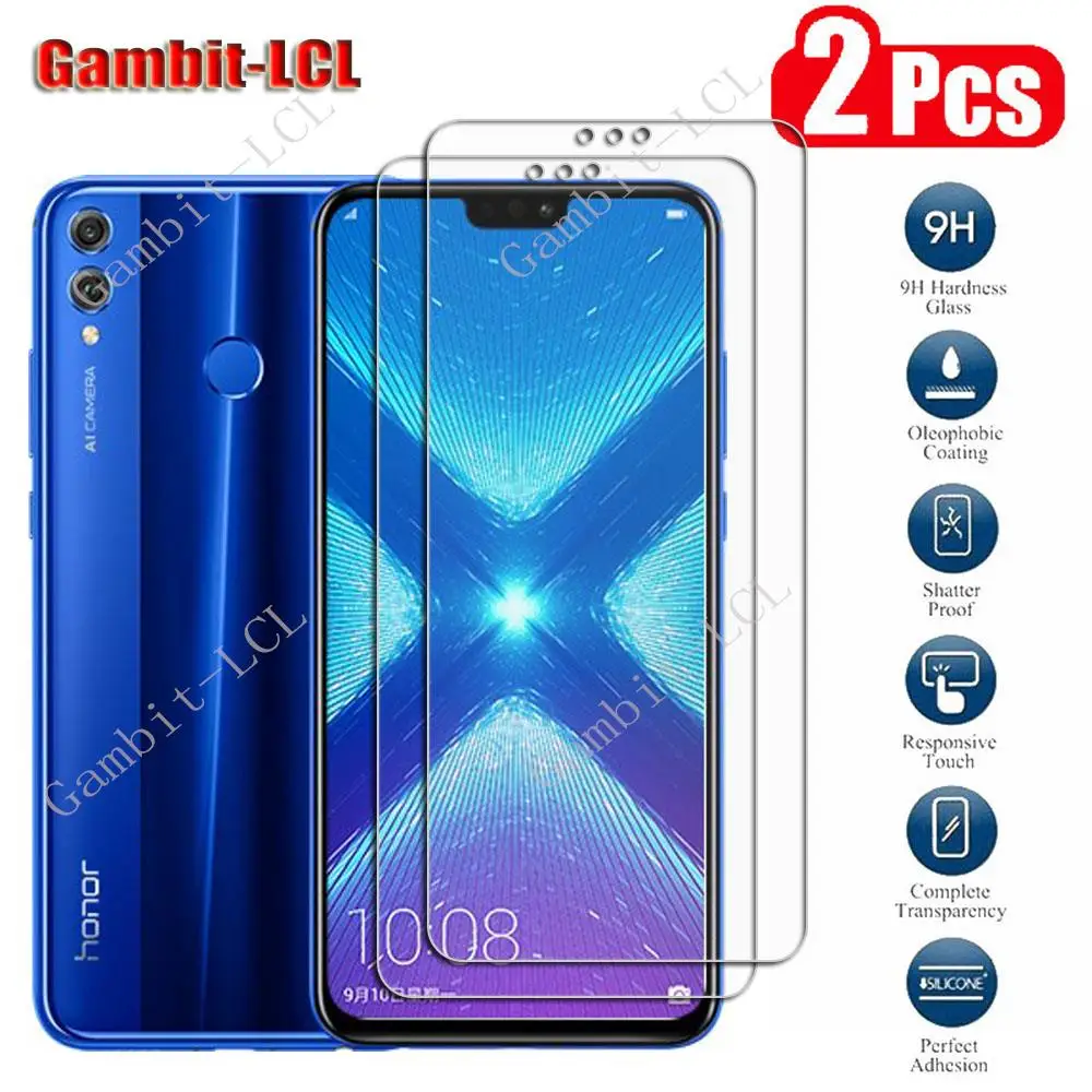 Pellicola in Vetro Temperato Glass Protezione Lcd Schermo Huawei Honor 8x