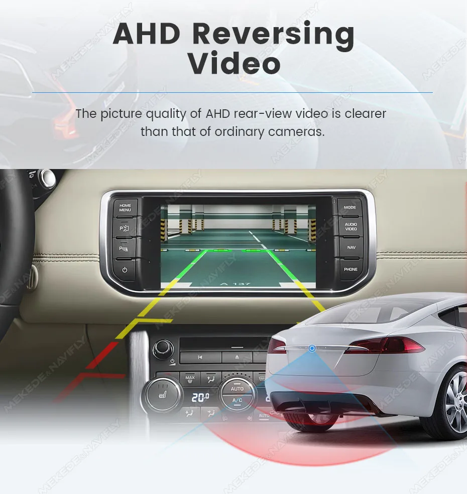 MEKEDE Plug-and-Play Wireless CarPlay Android Auto Upgrade Carplay Box für Land Rover Jaguar Discover, unterstützt Netflix und YouTube. – Detail 14