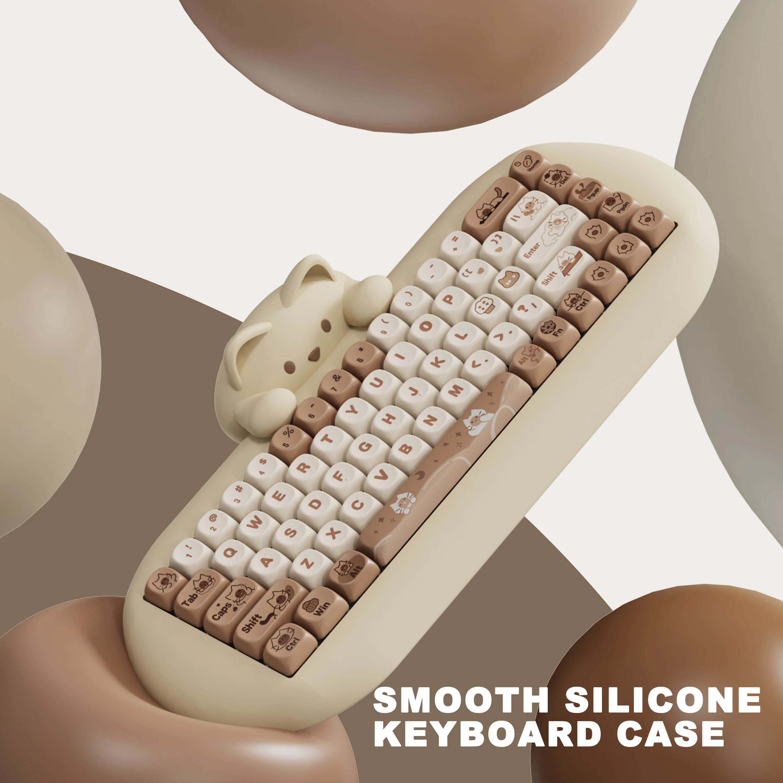 Clavier compact sans fil multi-appareils, Dispositifs d'entrée  ergonomiques