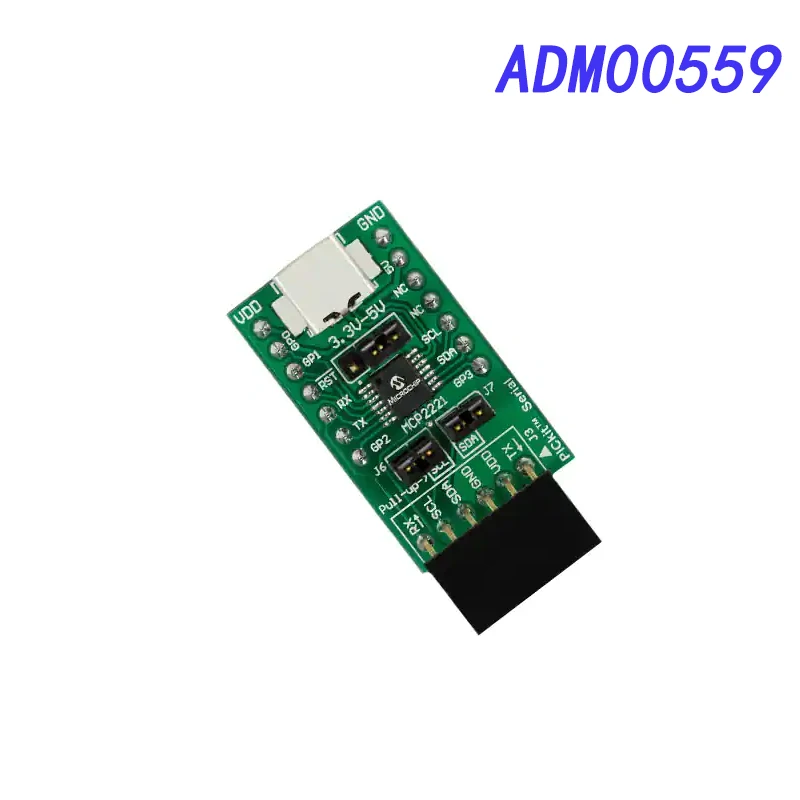 

ADM00559 Assessment Board, MCP2221 USB to UART/I2C/SMBUS, including USB to Mini USB cable