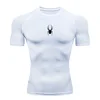 Men Sport T-Shirt Spider Quick Dry Bodybuilding Running Shirt Compression Tops Gym T Shirt Men Fitness Tight Tees Rashgard 2