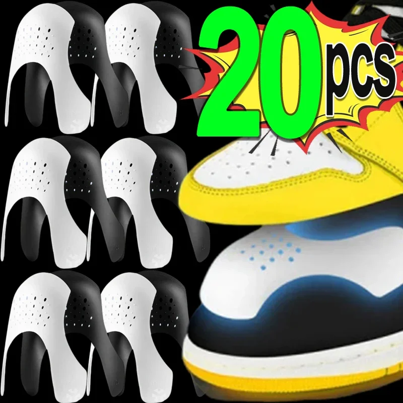 Shoe Anti-Crease Protector - 10 Pairs Sneaker Guard & Shoe Stretcher