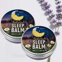 Crème de sommeil – Parfum hydratant profond et durable, romarin au lys et au chrysanthème, crème de nuit portable, adaptée pour 1