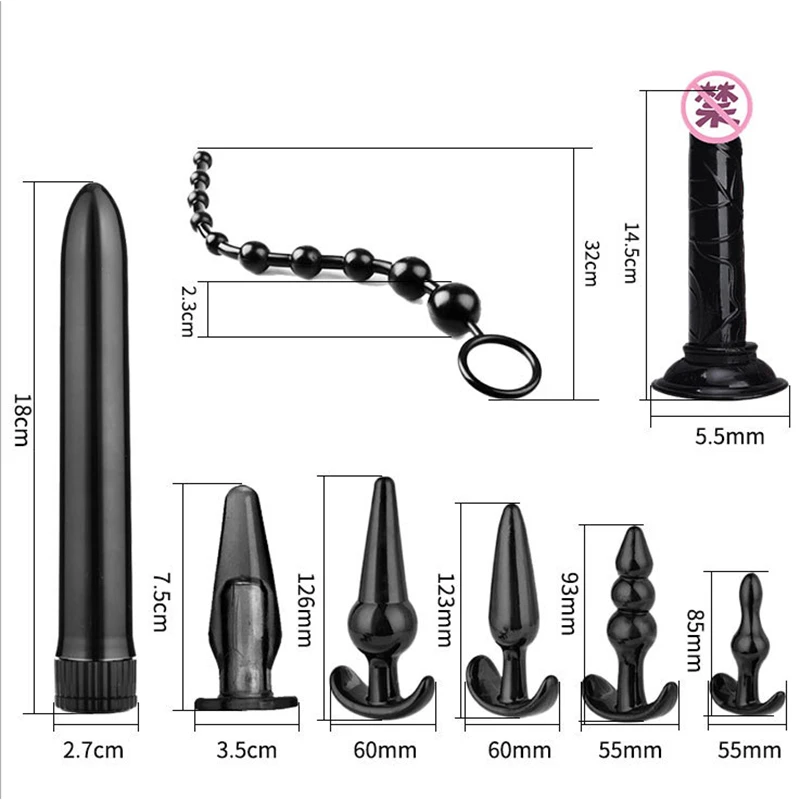 Pcs Butt 10 Plug Anal Set Vibration Sensualité Vibrant Butt Perles Kit Sexuelle Prostate Ma_voghion.com