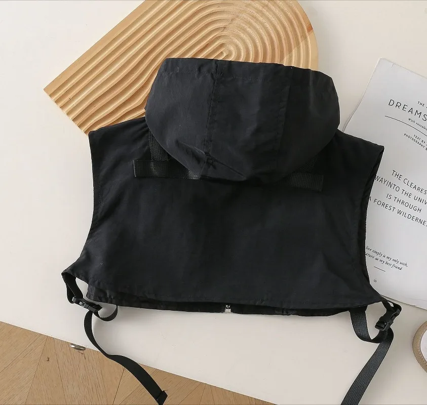 남아 후드 조끼 상의 2026 봄 신상 한국 캐주얼 아동 힙합 작업복 조끼 자켓