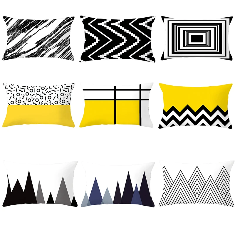 

Sofa Printed Pillowcase Office NordicStyle Lumbar Lumbar Cushion Cushion Cover