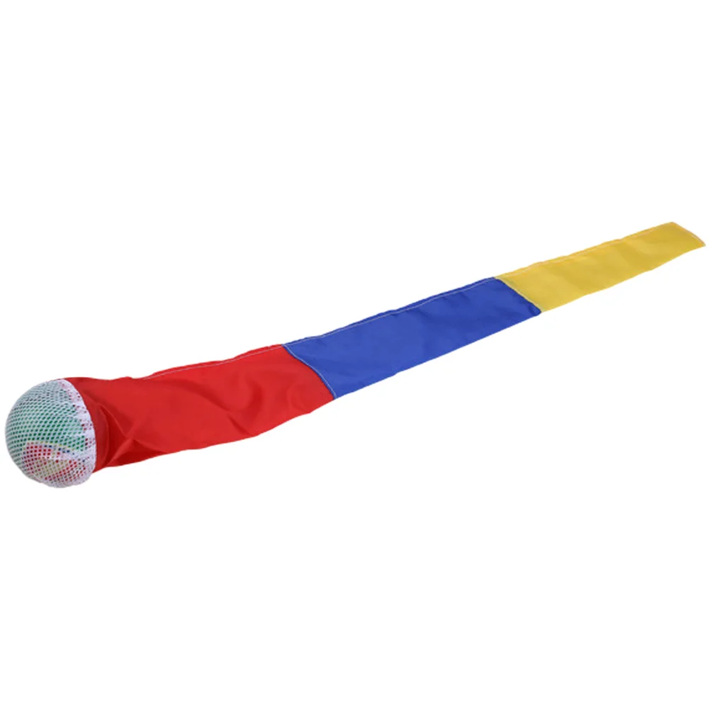 Catch Tail Foam Balls Throw Catch Ball 25.5 Inches Rainbow Play Ball Educational Sports Playground Balls Meteor Ball Kids