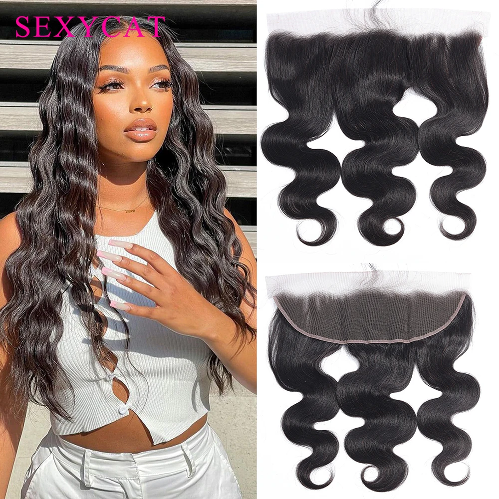 

Brazilian Virgin Human Hair Wigs for Black Women Body Wave 13X4 HD Lace Frontal Closure Wigs Human Hair Ear to Ear Lace Frontal