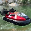 2.4g Amphibious Hovercraft 4-Way Simulation Speedboat Rc High-Speed Water Land  Play Ideal For Kids' Interactive Kid Outdoor Gif 1