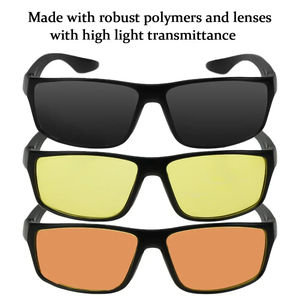 Anti-Glare Night Vision Driving Glasses Fashion Sunglasses Night Driving Enhanced Light Goggles Car Vision