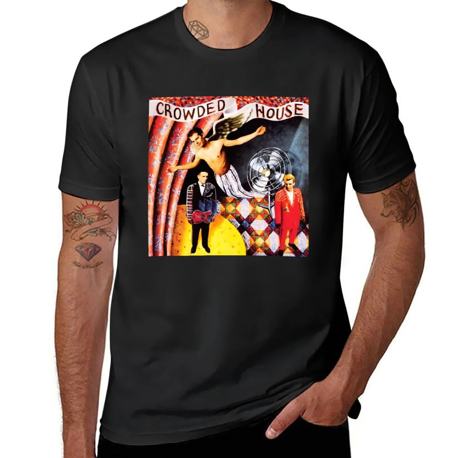 

New 01-NEW-CROWDED T-Shirt anime clothes vintage clothes t shirts for men