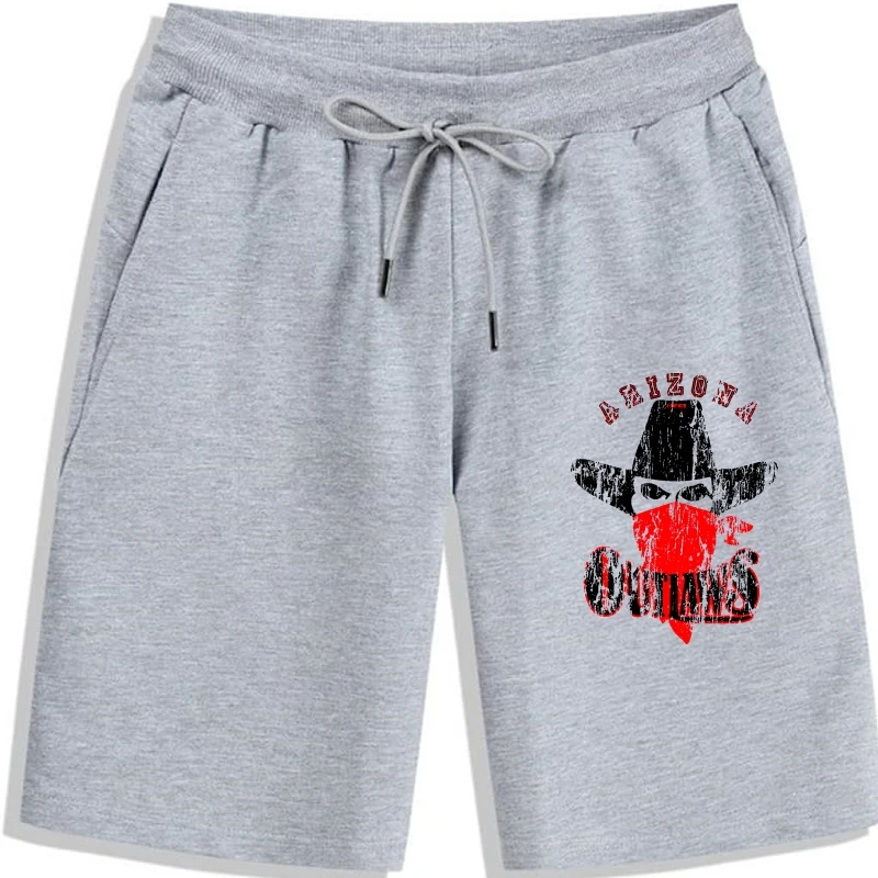 Шорты USFL мужские, хлопок, юмористический рисунок Аризона, аутвенс, серые, Хезер
