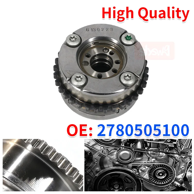 

Timing Gear 2780505100 for Mercedes-Benz M278 Phase Regulator Camshaft Sprocket VVT Wheel A2780505100 1x Right Exhaust