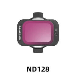 Adjustable ND Lens Filter Set with Optical Glass Lenses and Multiple Density Options (ND128)
