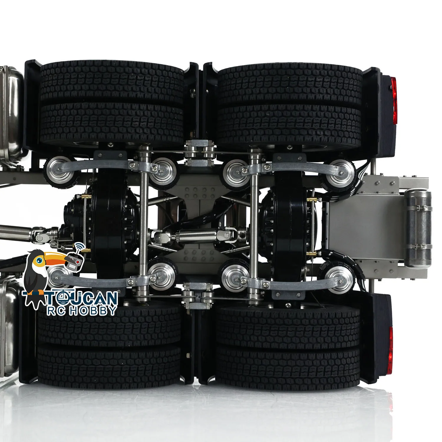 In Stock 1/14 6x6 RC Tractor Truck K3363 Metal Chassis Model Radio Control TOUCAN DIYCar 3-speed Gearbox Light Sound Vehicle Toy 6