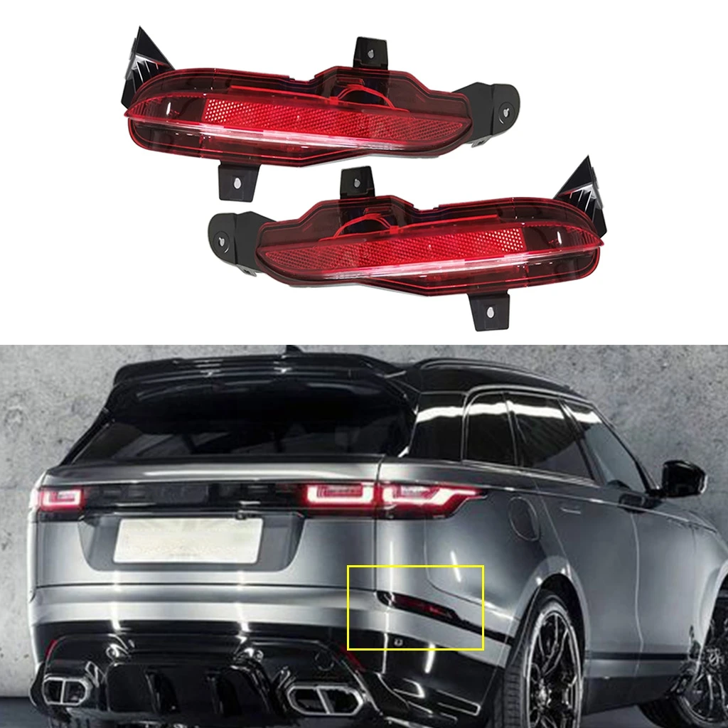 

1 Pair Car Rear Bumper Fog Lamp Light For Land Rover Range Rover Velar 2018 2019 2020 2021 2022