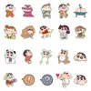 100Pcs Cartoon Anime Crayon Shin chan Stickers For Car Laptop Phone Stationery Decor Decals Waterproof Sticker Kids Toys 6