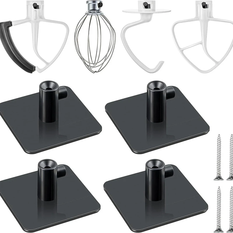 Mixer Accessories Stand Mixer Attachment Holders 4 Pack For Kitchenaid