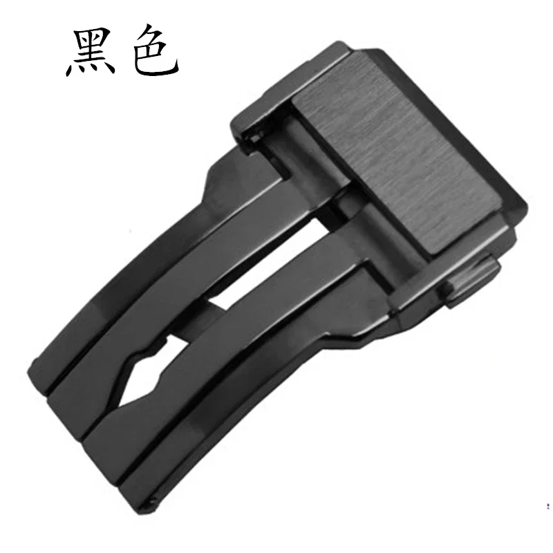 Stainless Steel Watch Strap with Folding Clasp – Fits 20mm, 22mm, 24mm