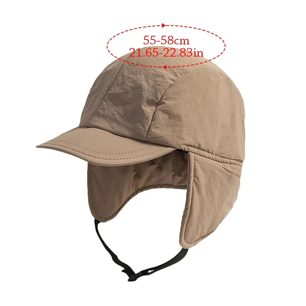 Men women winter fur earflap hat for outdoors