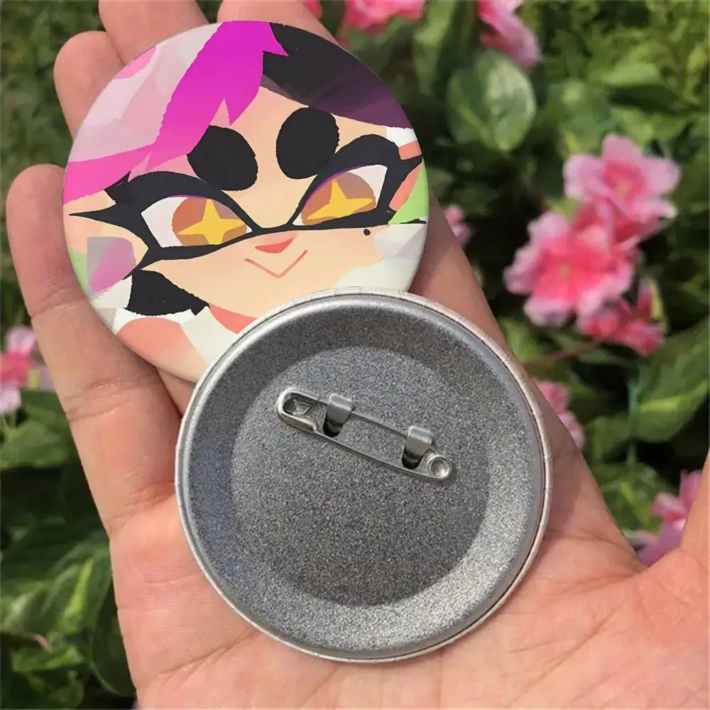 Colorful Splatoon-Themed Cosplay Pin Badges – Fun Collectible Brooches