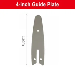 Mini Steel Chainsaw Chain - 1/4 for 4, 6, 8 Electric Chainsaws - Durable Replacement Accessory (4-inch Guide Plate)