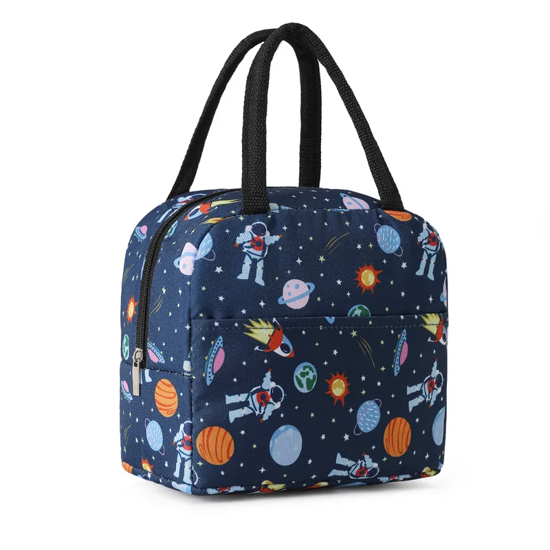 Cartoon Printed Lunch Bag For Women Isothermal Bag Packaged Food Thermal Bags Thermo Pouch Kids Lunch Bag Refrigerator Bag